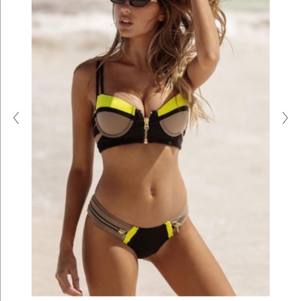 Endless Summer Zipper Bikini Top and Bottom